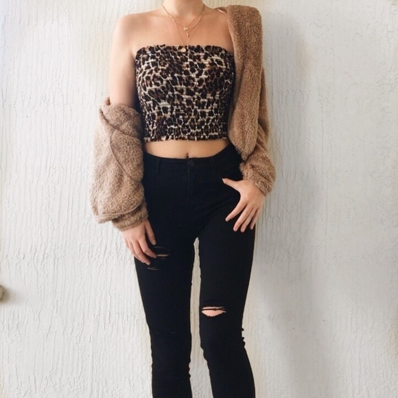 L.E.D.D Tops - NEW The Casey Cheetah Tube Top